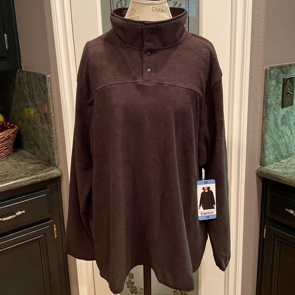 32 Degrees Heat Buttery Sift Fleece Pullover size 3XL